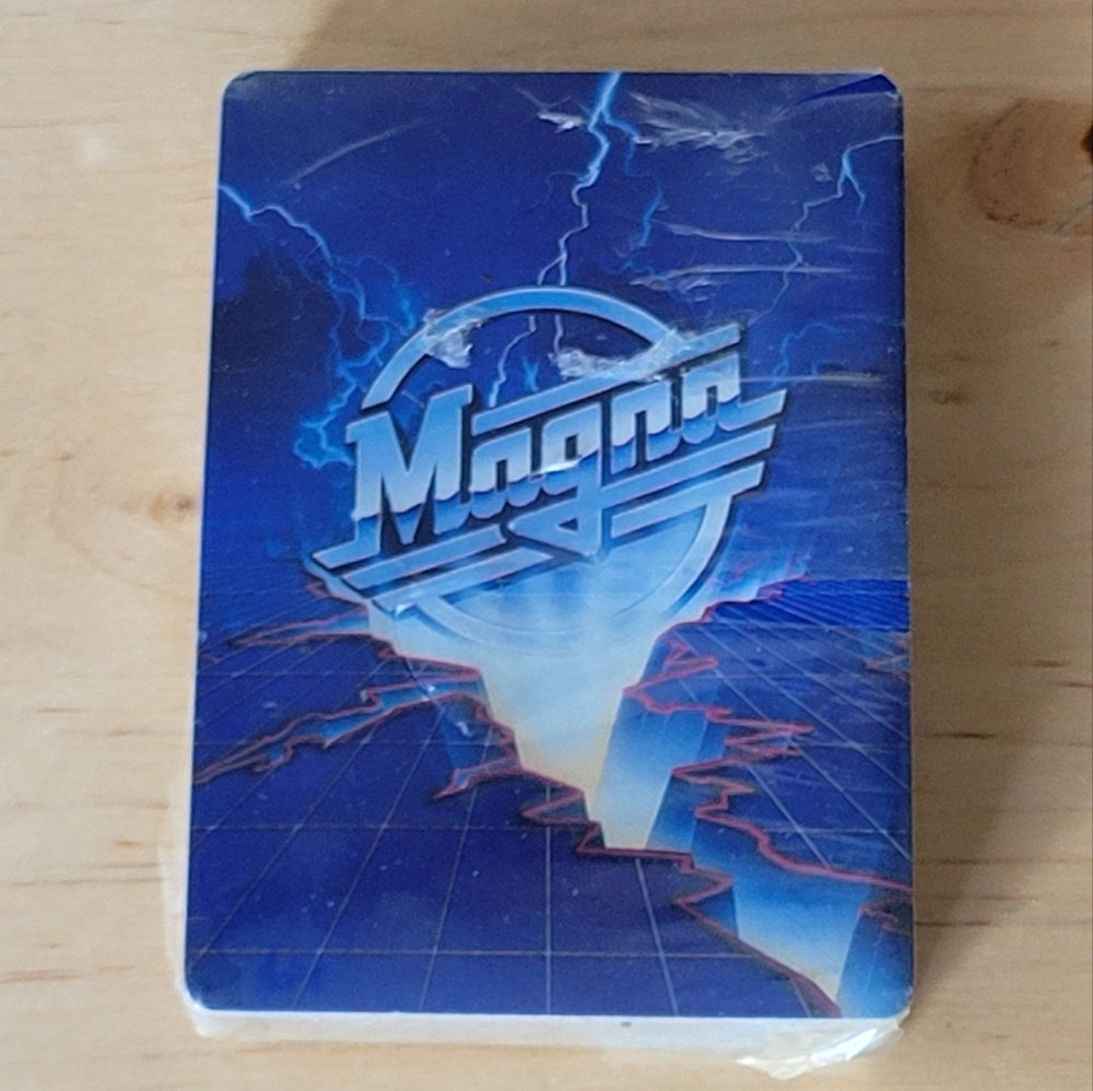 Vtg Sealed Pack Deck 1988 Playing Cards Magna Cigarettes Tobacco Advertising